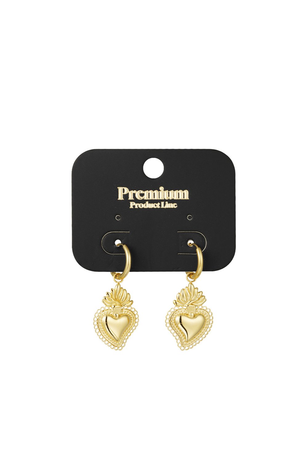 earrings flaming heart h5Picture3