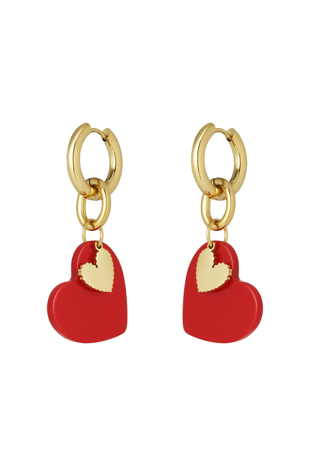 Earrings sweetheart charm 