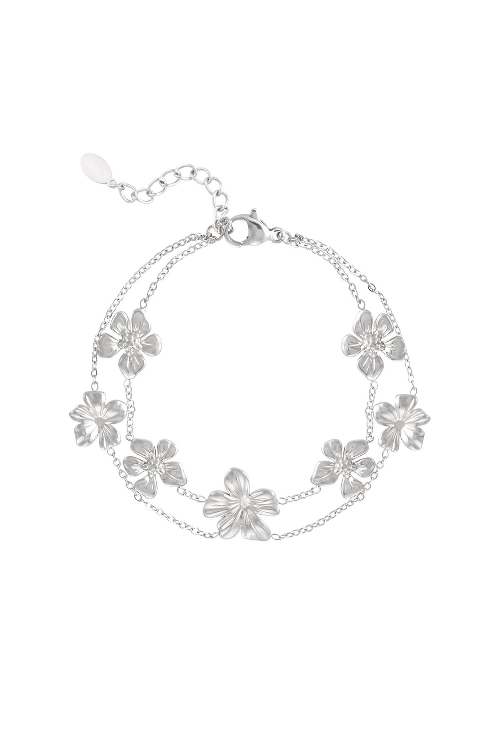 bracelet double flower power 