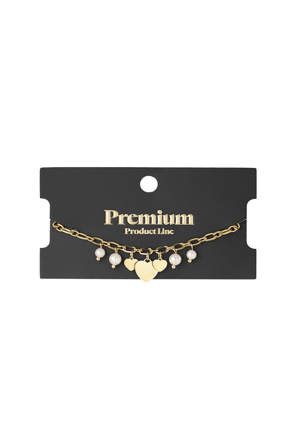 Armband mit Herzen und Perlen Bild3