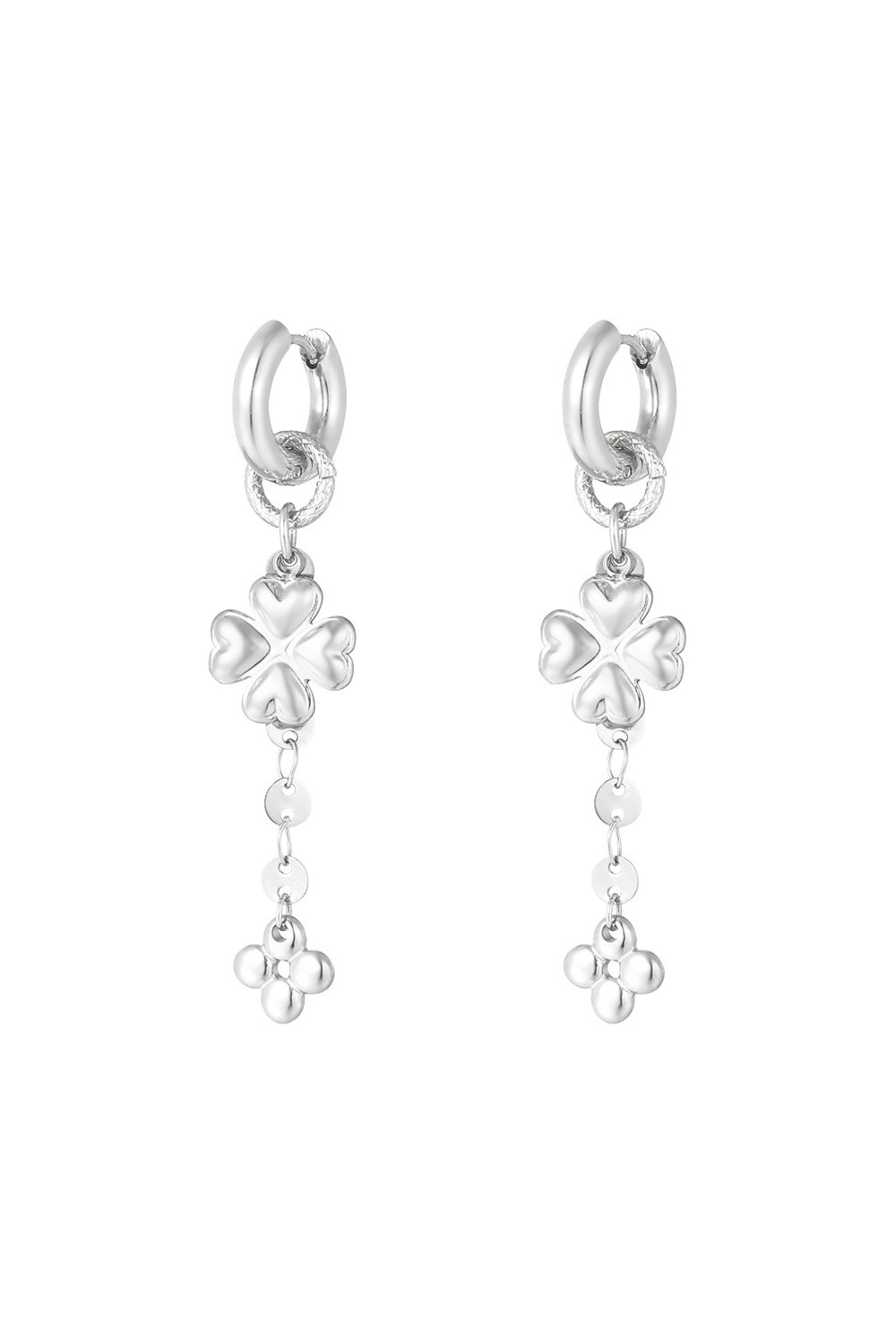 Earrings radiant rebel - Silver Color color 