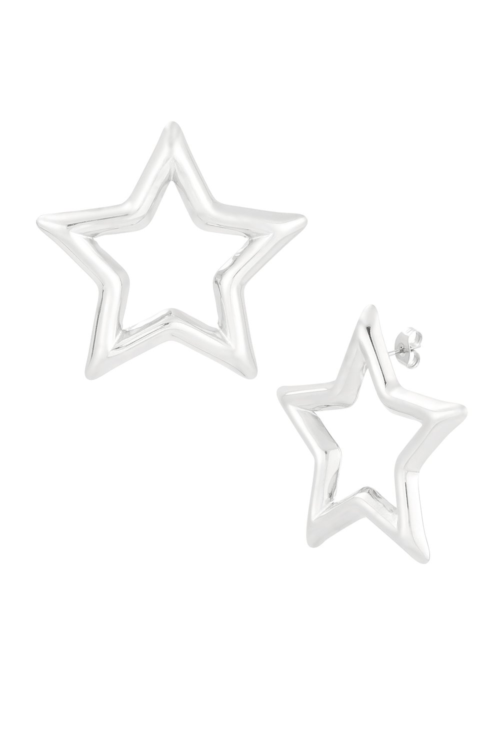 statement star earrings 
