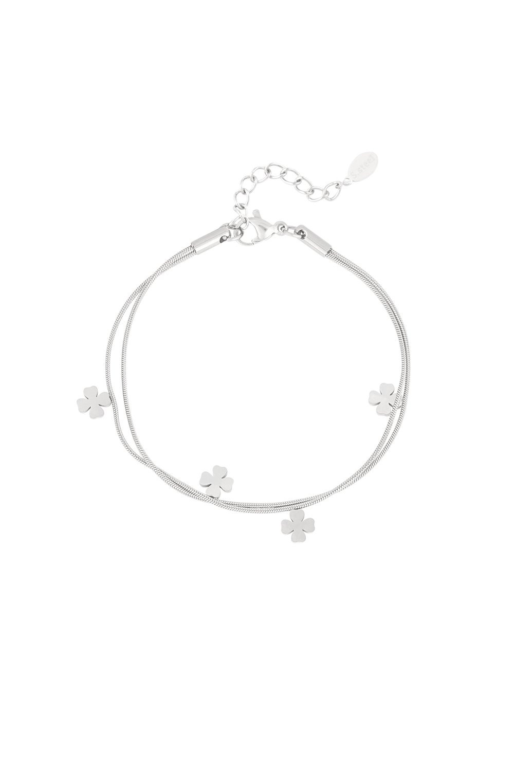 dubbele klaver armband 