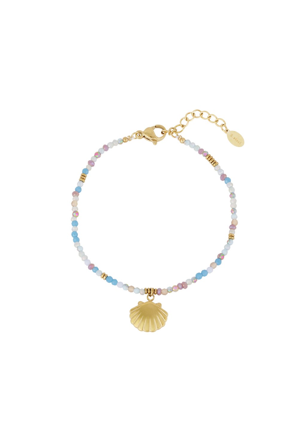 colorful shell bracelet