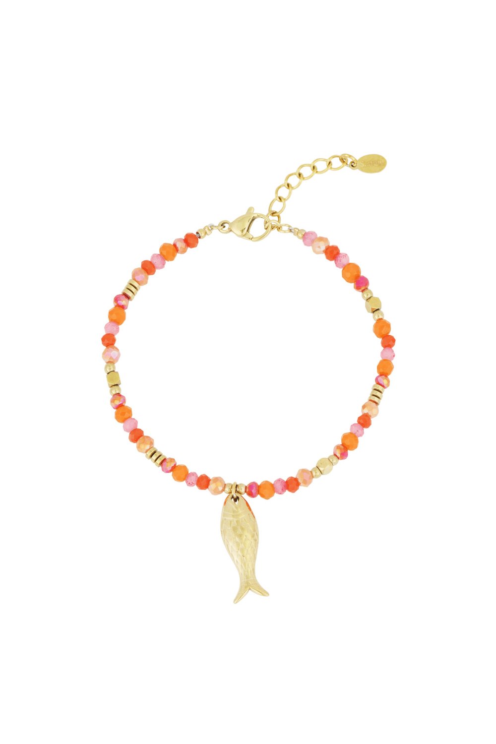 Fish & beads bracelet