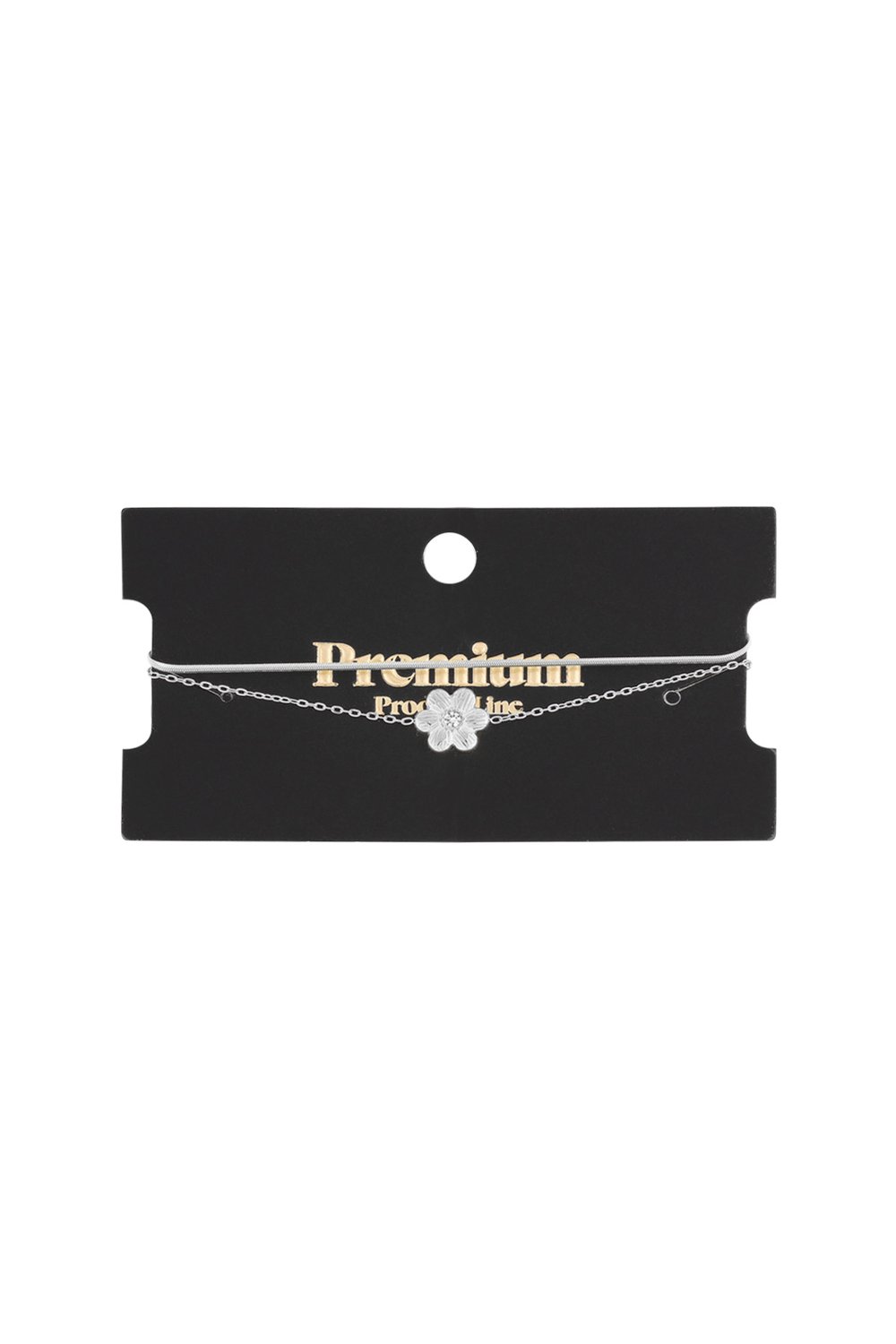 Çiçek aşk bileziği - Gümüş renk Resim6