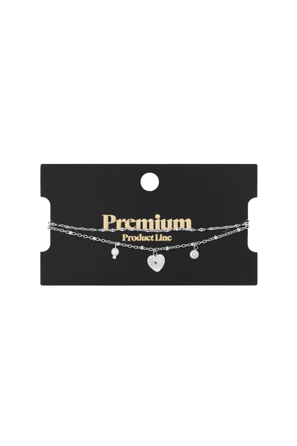 Love Love Love Bileklik - Gümüş renk Resim9