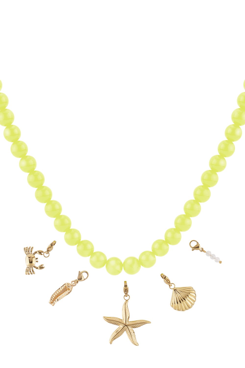 Bold beaded necklace 10mm Picture9