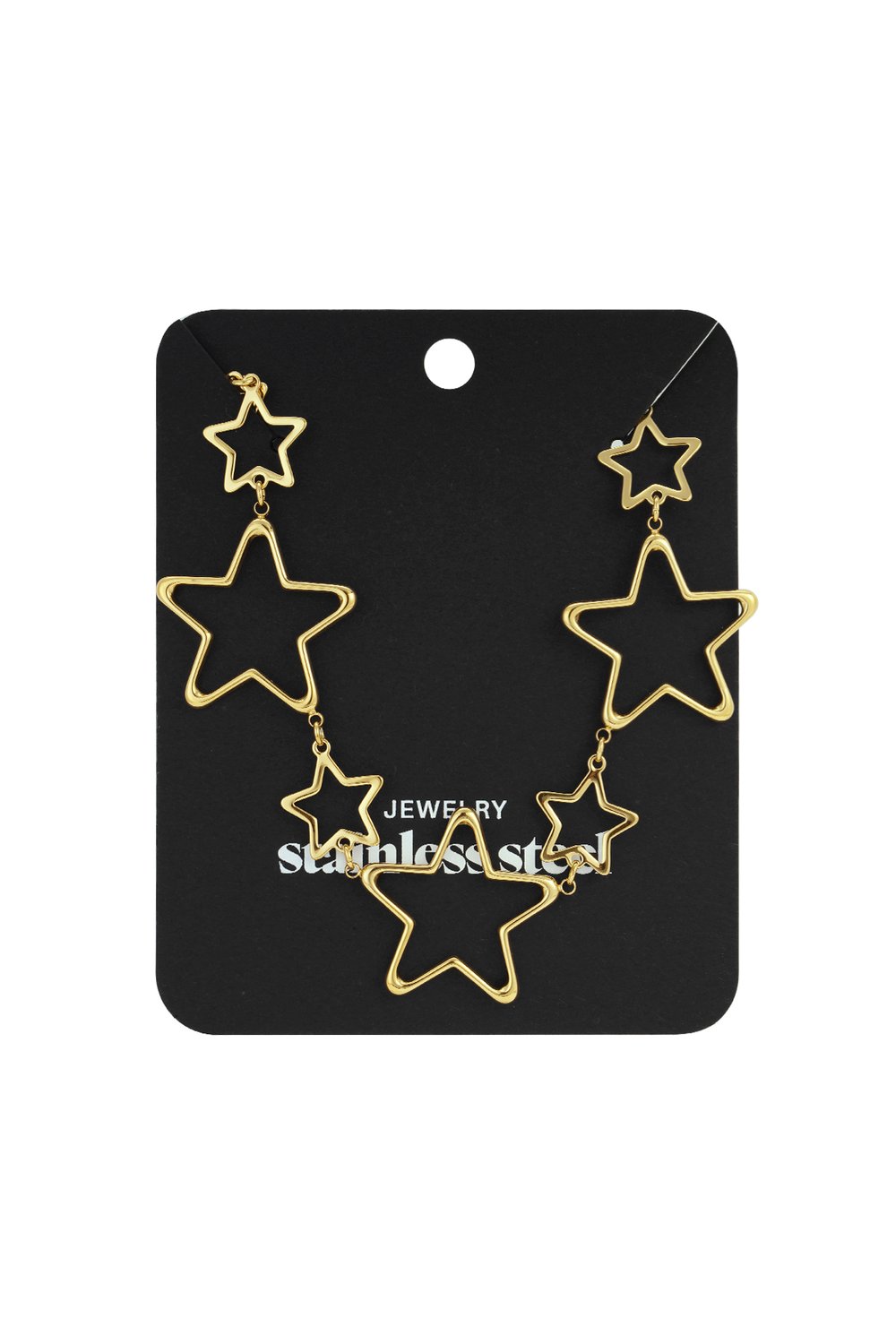 Stainless Steel Chain Necklaces Star Casual Daily Simple Series Women's jewelry h5Picture4
