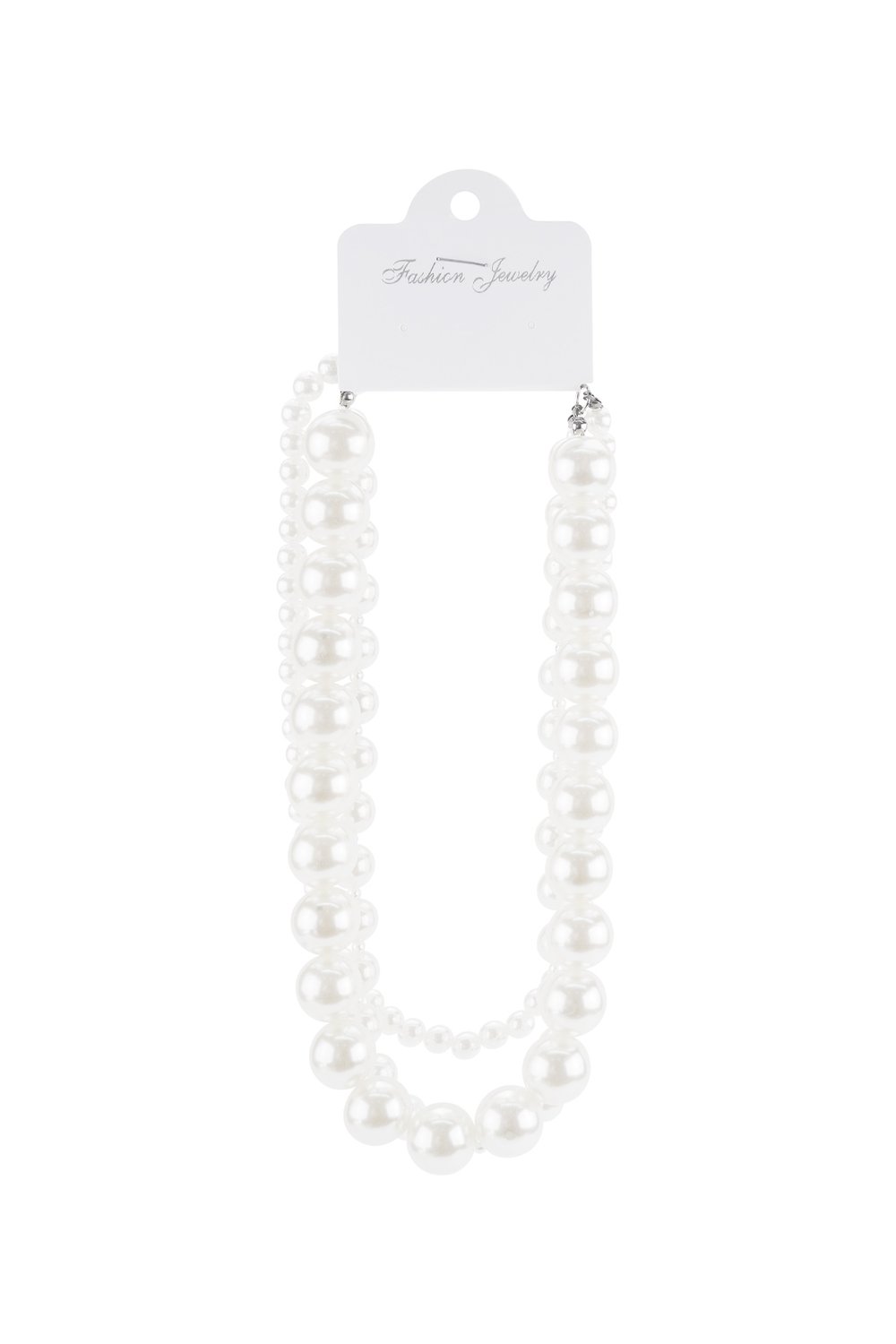 Big pearls layered necklace h5Picture3