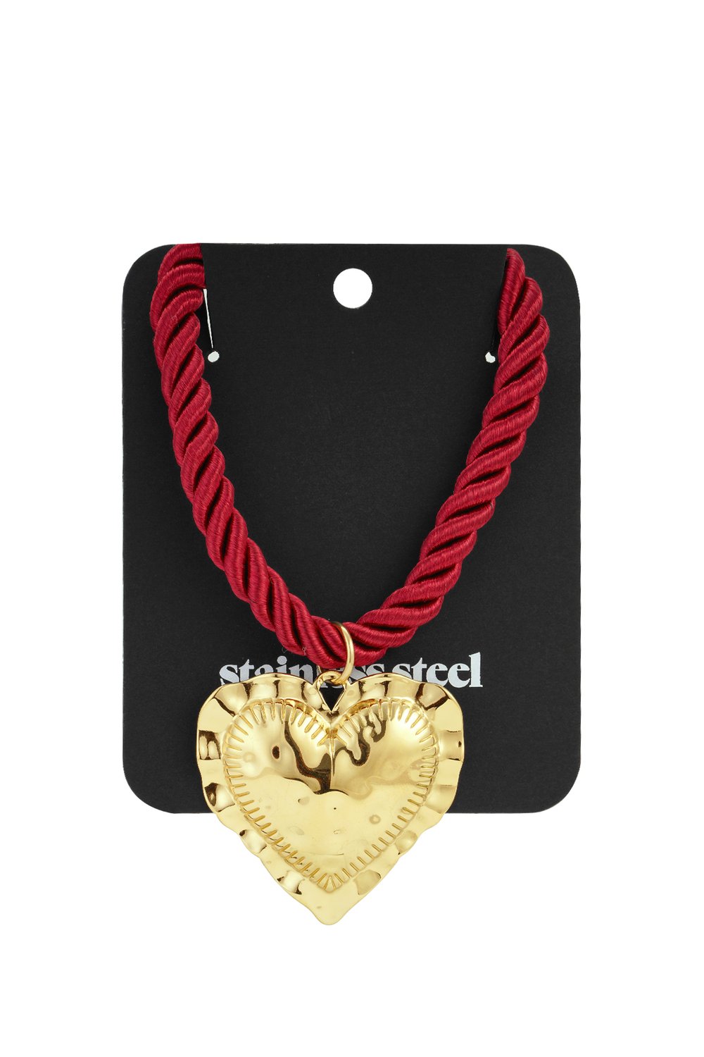 Polyester Pendant necklaces Heart Retro Daily Classic Series Women's jewelry h5Picture5