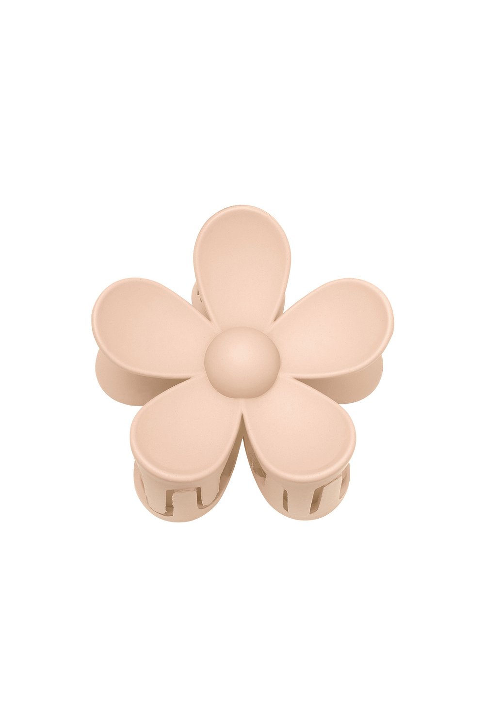 Solid color matte daisy flower hair clip fuchsia Resin