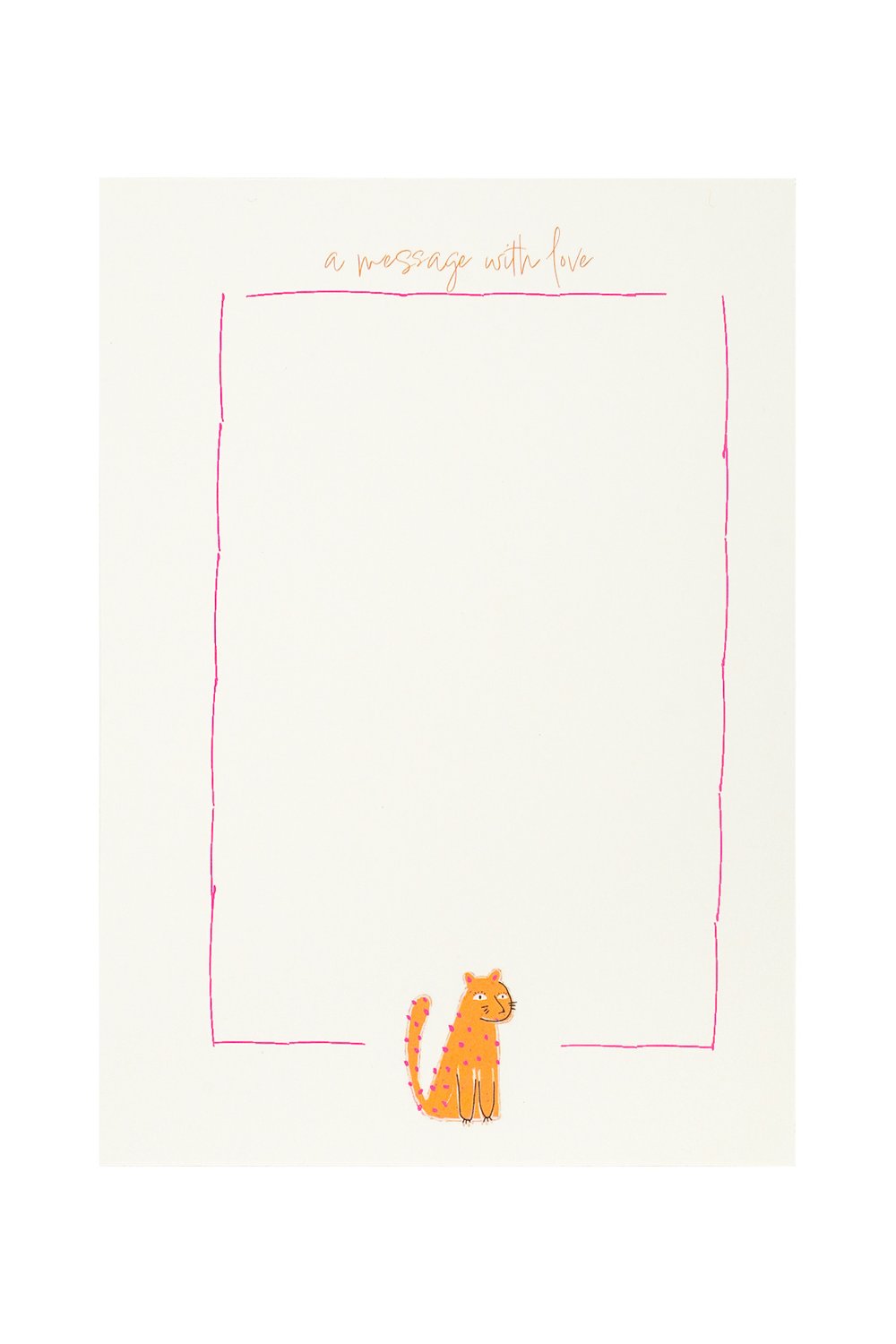 Greeting card tiger beige h5Picture2