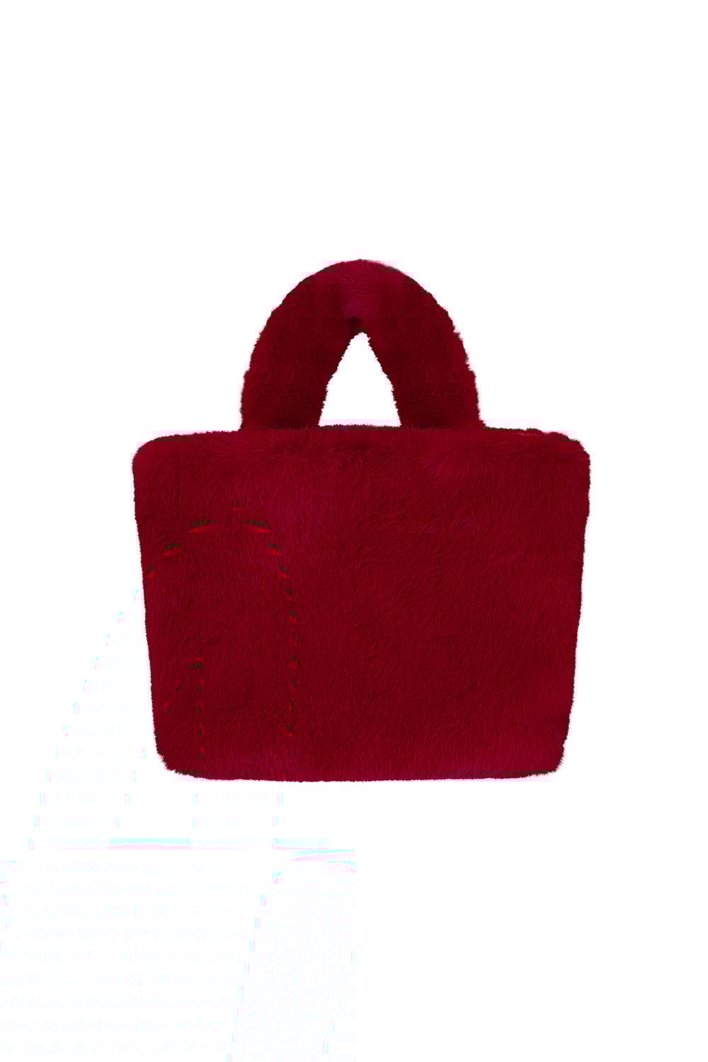 Borsa city piccola in pelliccia sintetica 