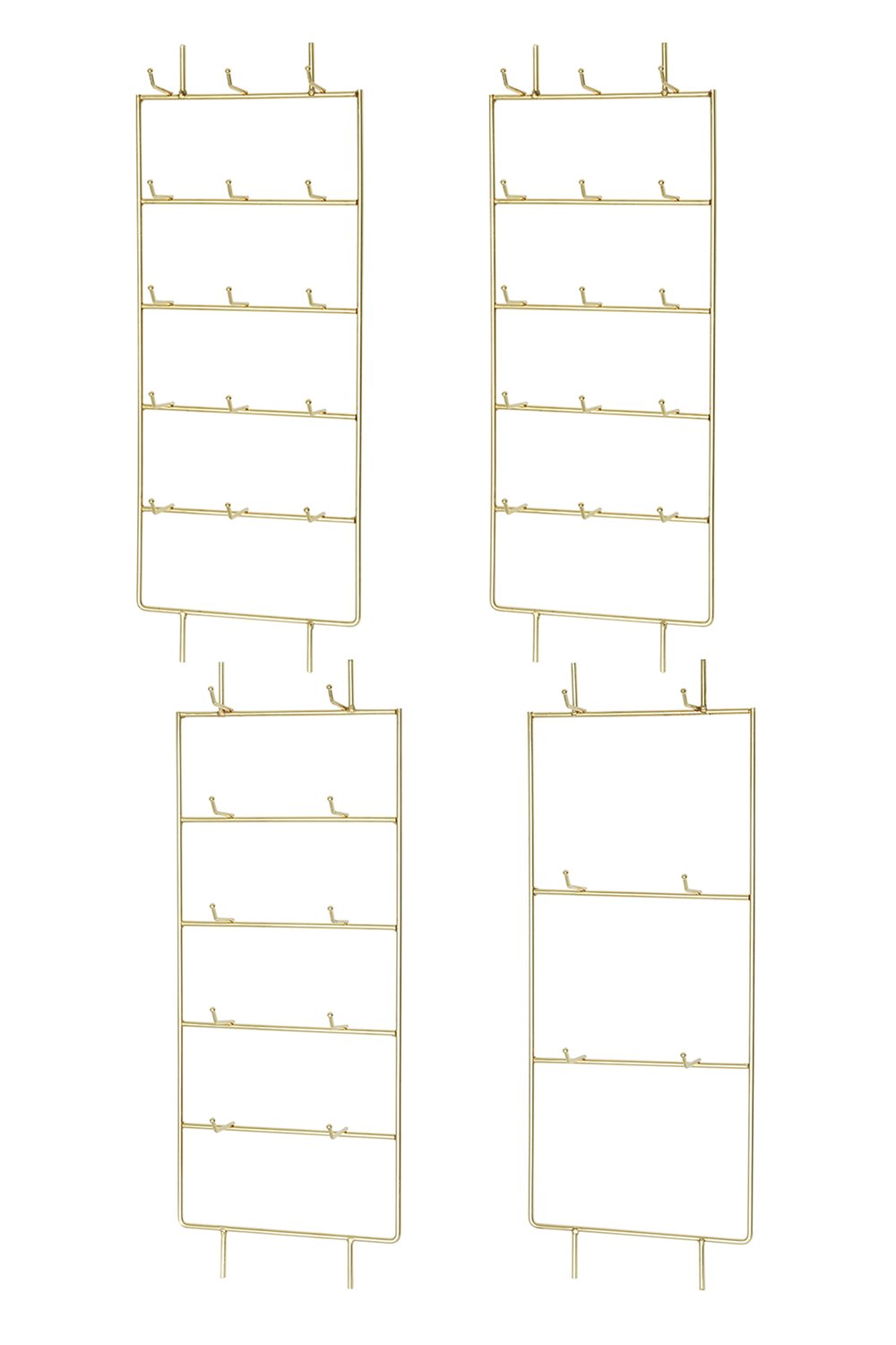 Display für Ohrringe, Halskette und Armband – Schwarzgold h5Bild3