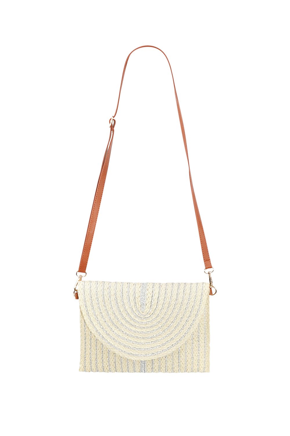 Bolso de mano de verano living life - blanco roto h5Imagen4