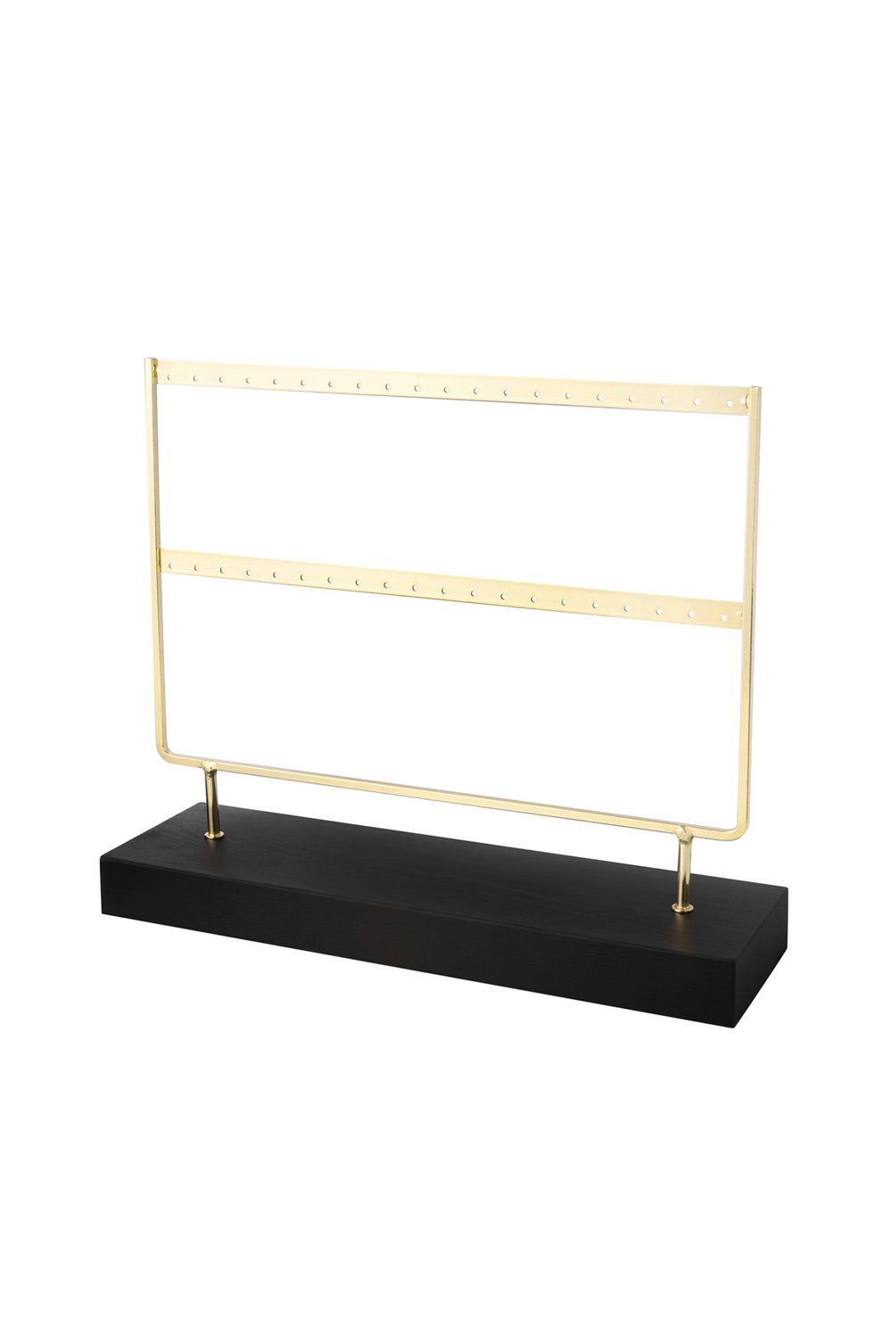 Display Ohrhänger Goldfarbe Metall 