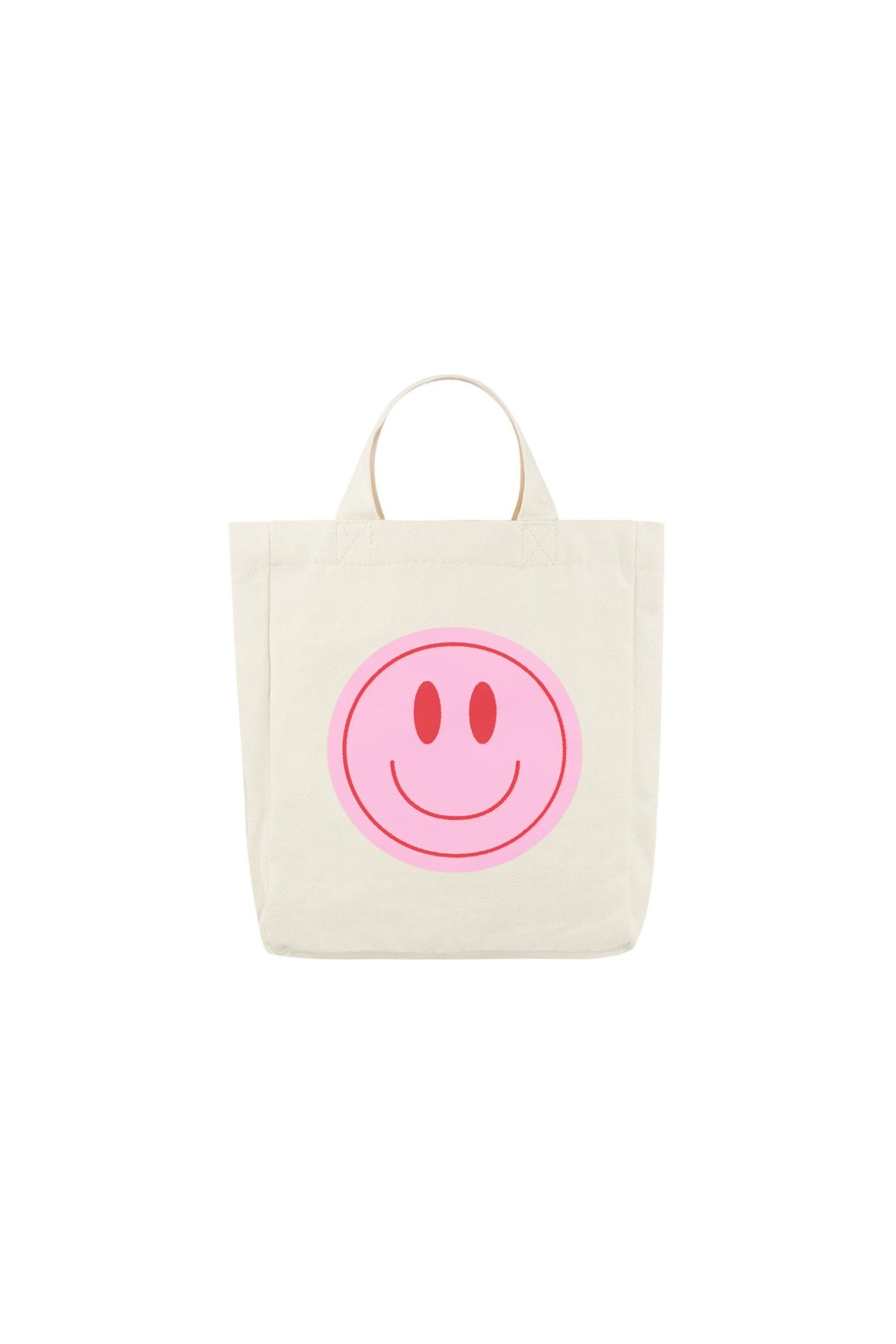 Canvas small bag smiley - pink Bag