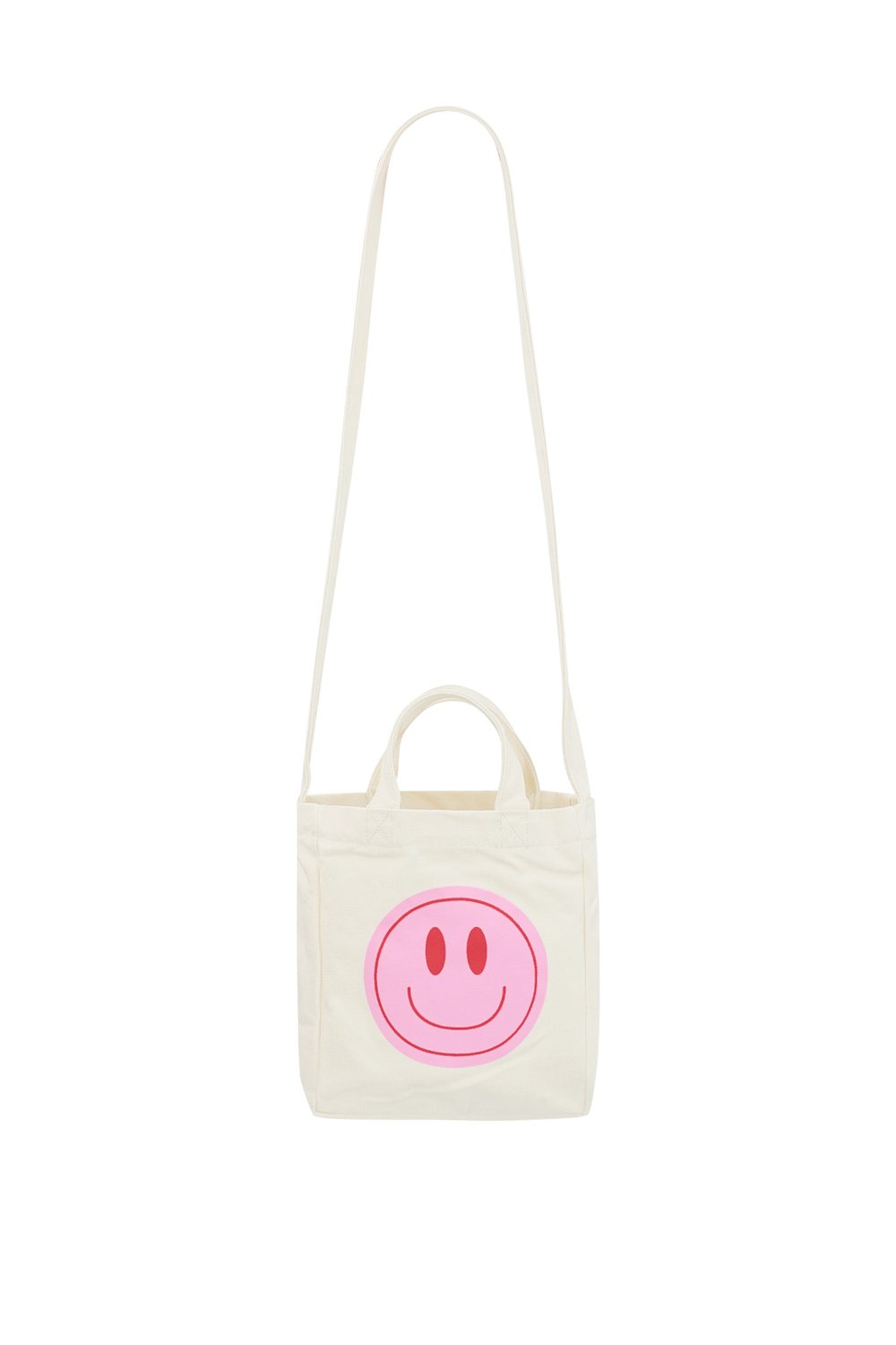 Canvas small bag smiley - pink Bag h5Picture5