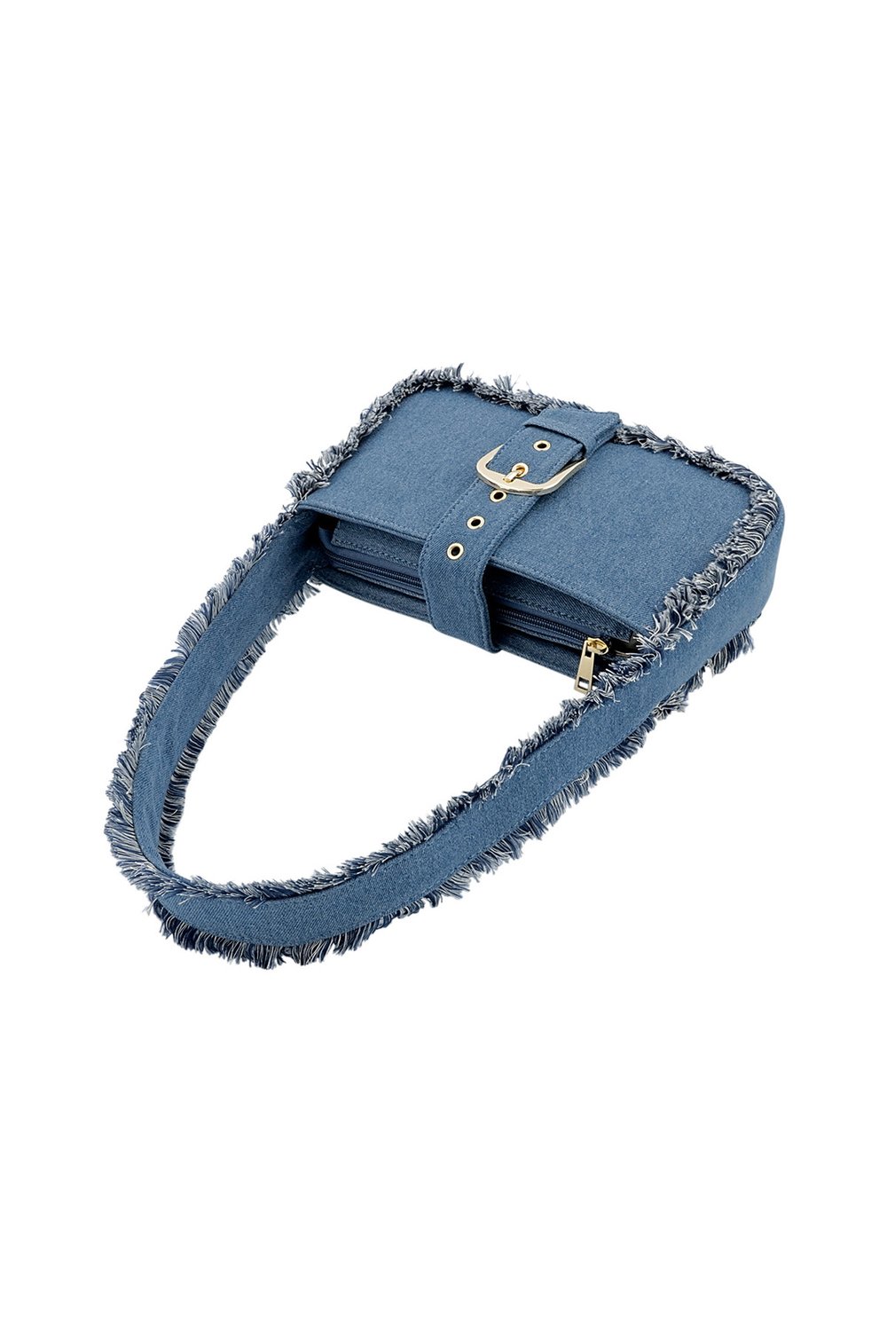 Denim bag with fringes h5Picture5