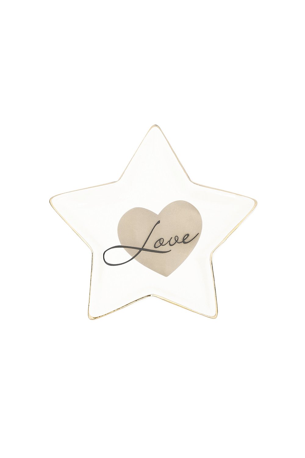 Glass display star love 