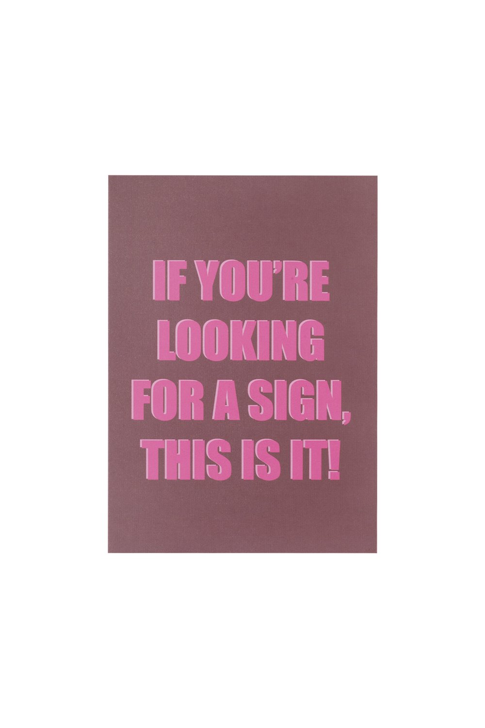 Looking for a sign cards