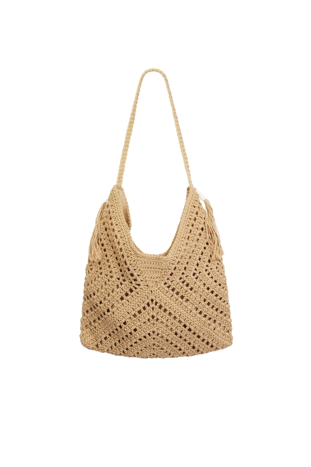 French Riviera beach bag - off white