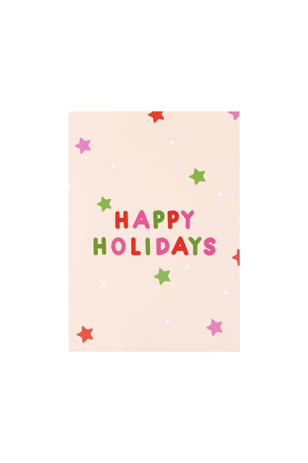 Christmas card happy holidays
