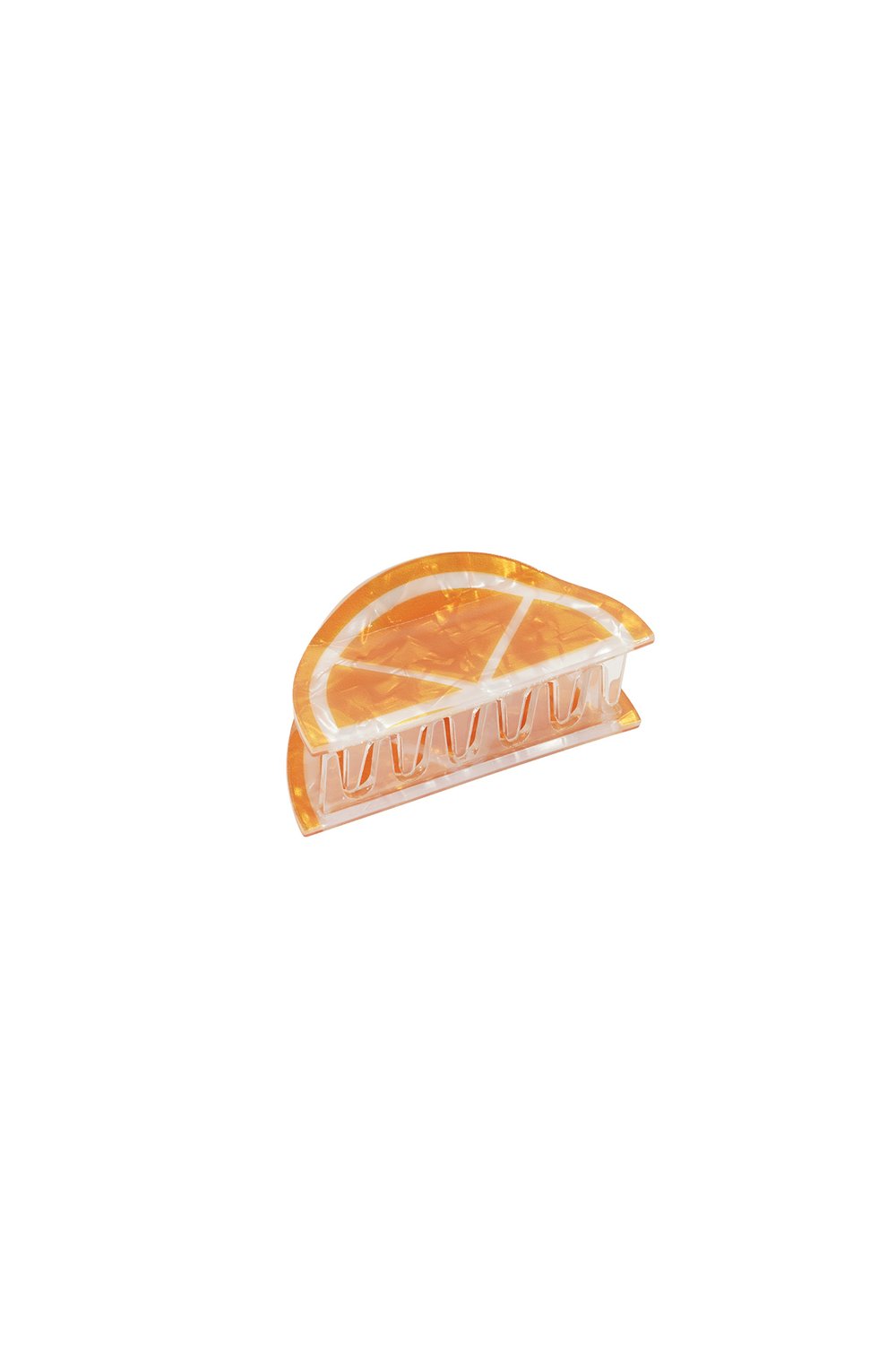 Orange hair clip