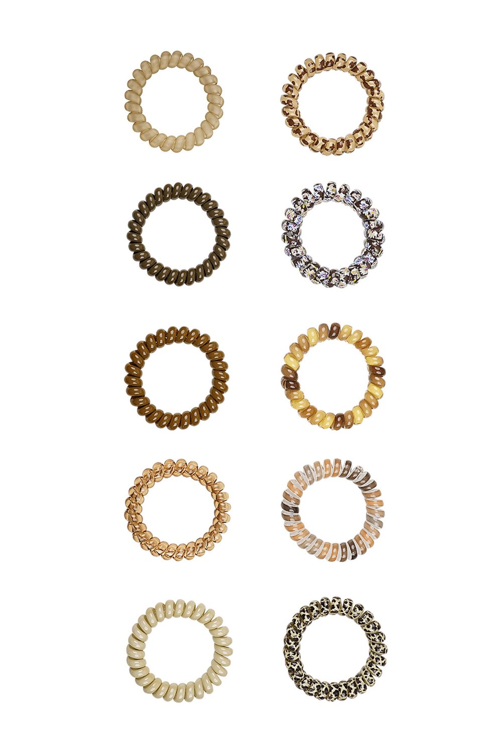 Twist rubber bands/bracelets 