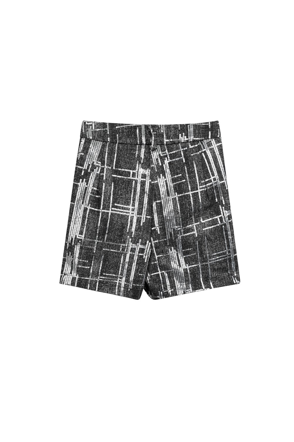 Short denim look with sequins h5Picture6