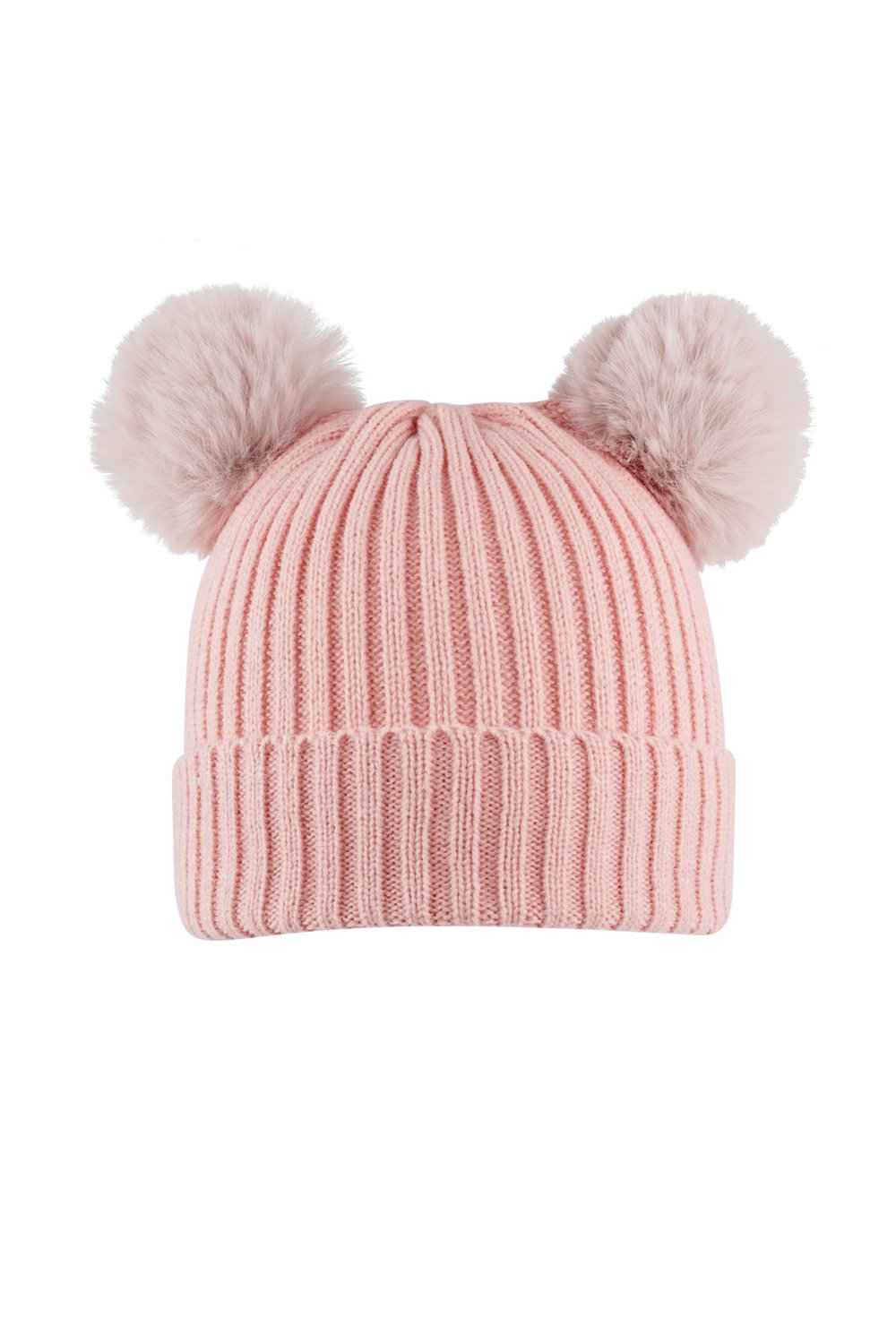Kids - basic hat with beige balls