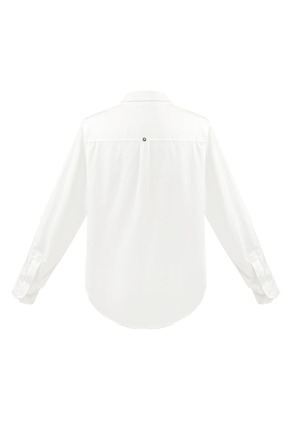 Einfache schlichte Bluse – weiß Bild2