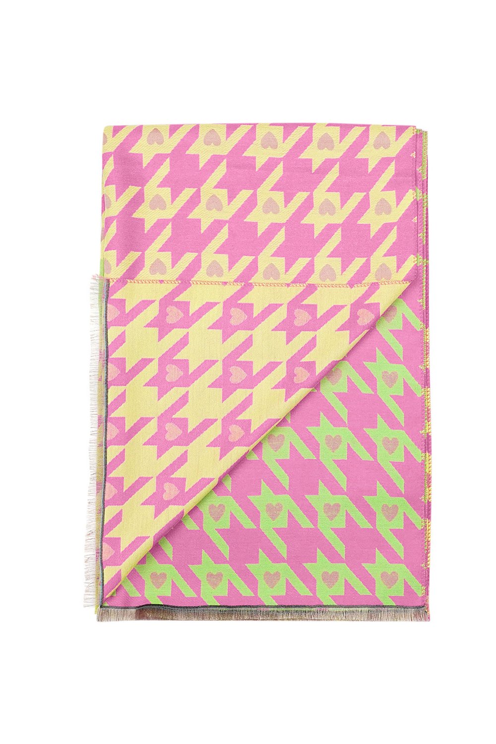 Neon heart scarf Picture4
