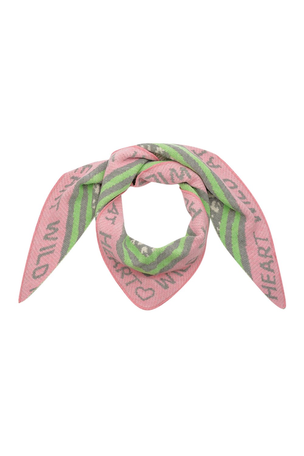 Winter scarf wild heart - multi
