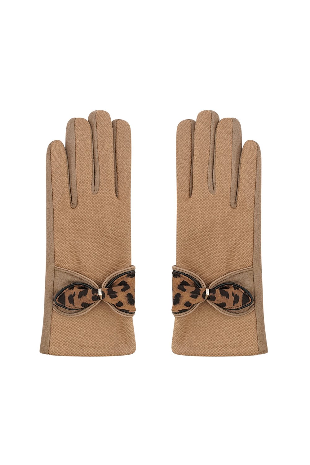 Panther detail gloves 
