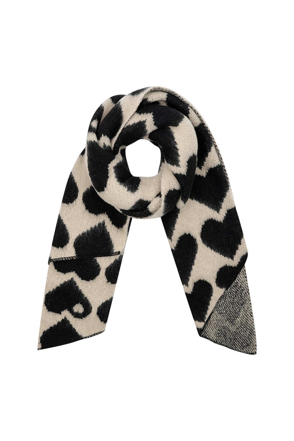 Hearts winter scarf 