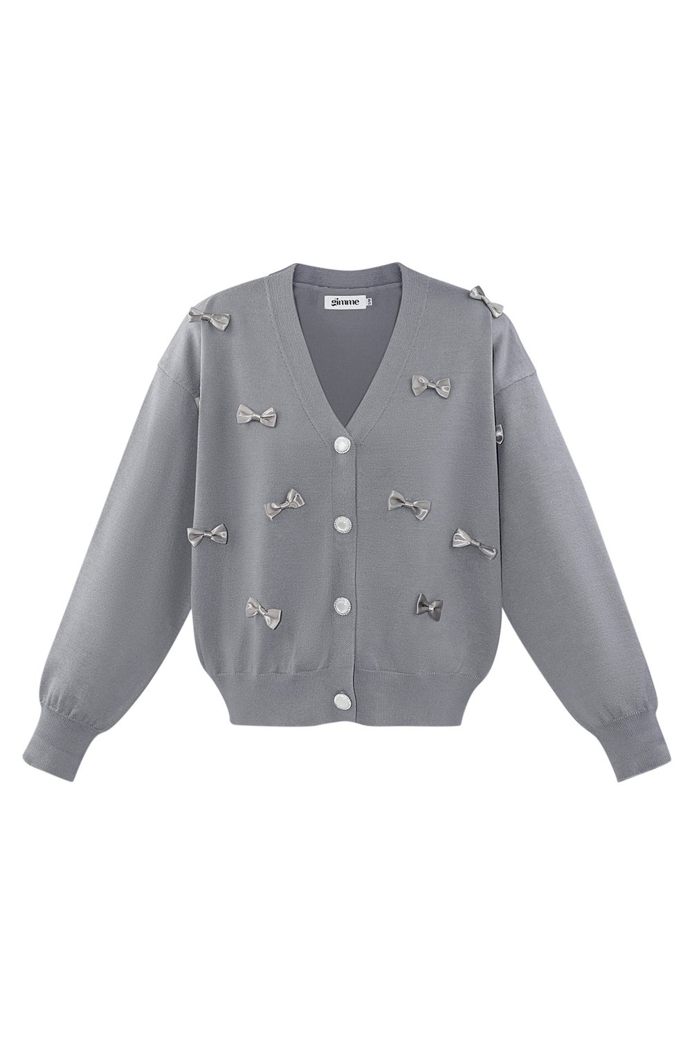 Cardigan con fiocco