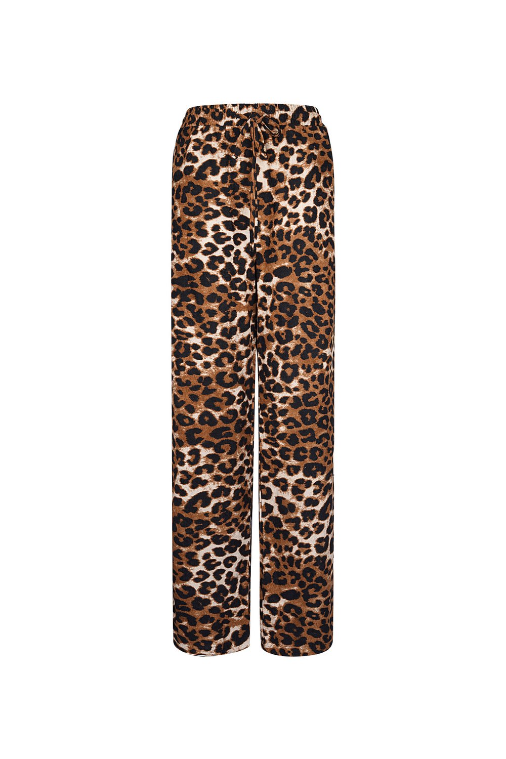Wild Leopard trousers with stripes 