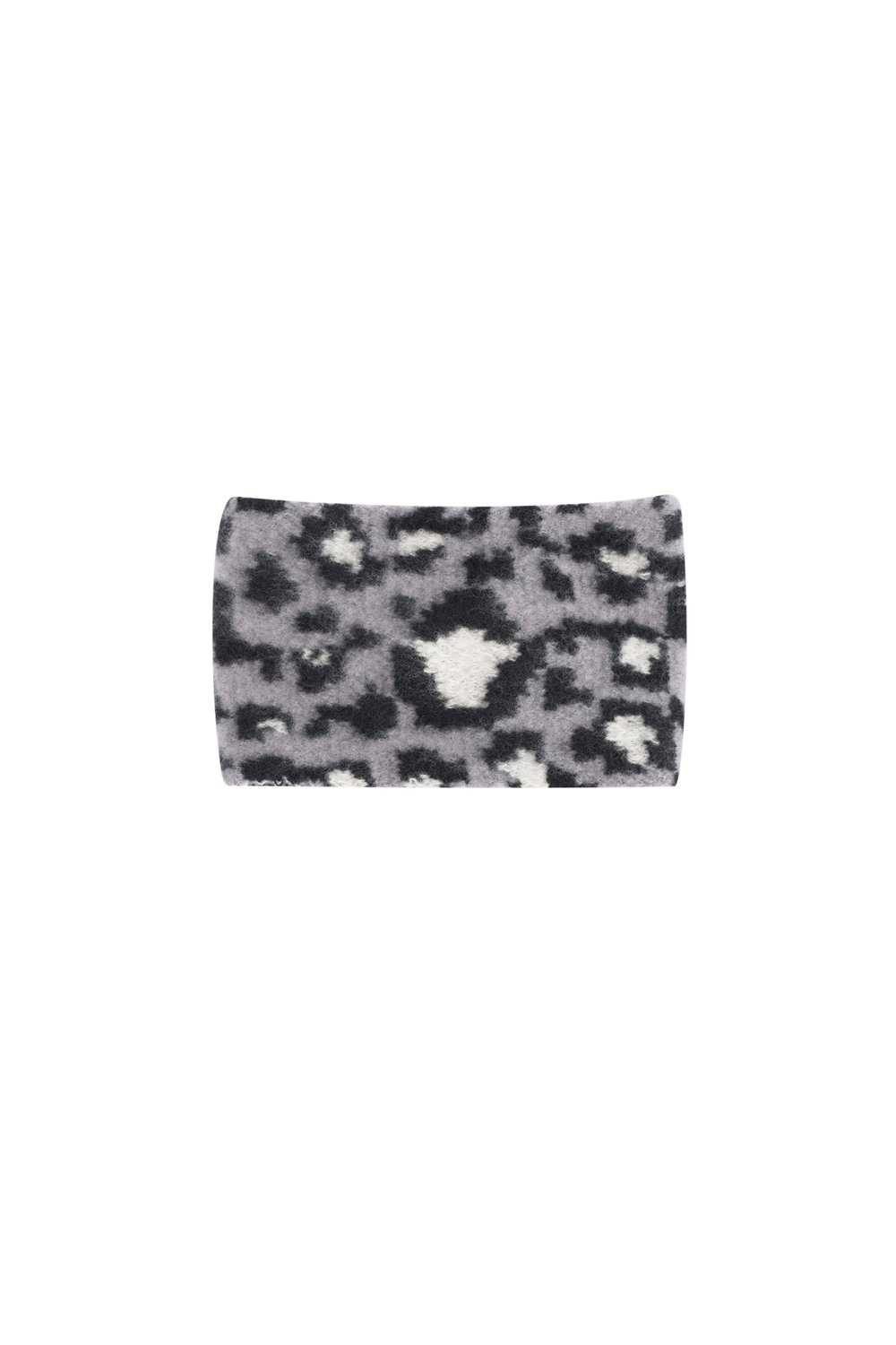 Winter headband leopard print 