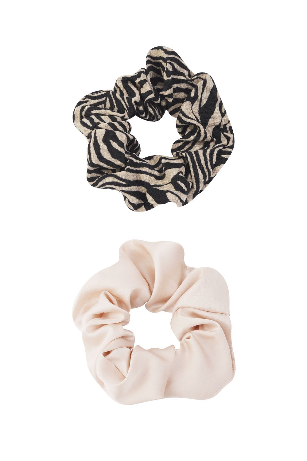 Scrunchie duo zebra pastel