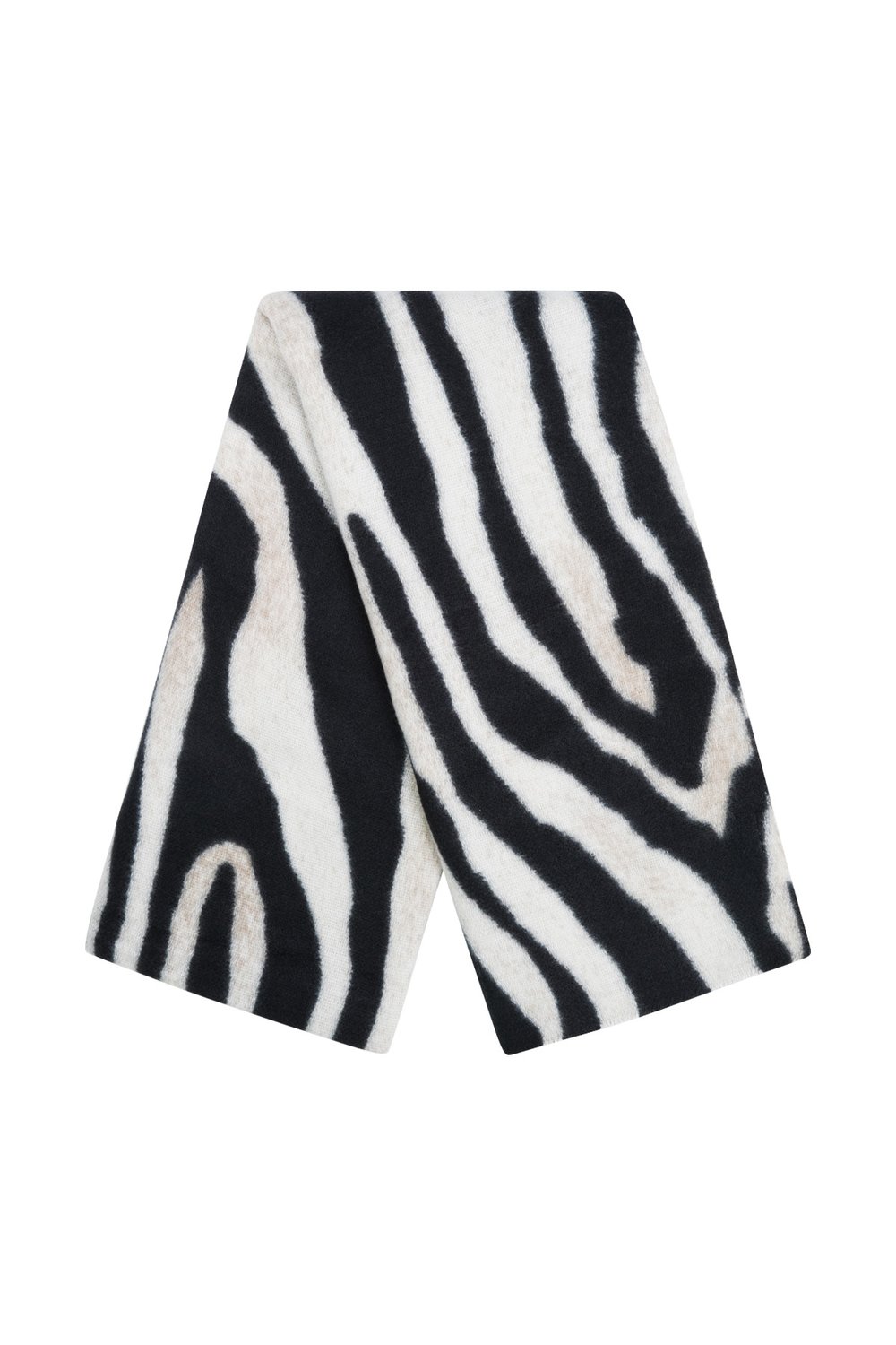 Zebra print scarf - Black and white h5Picture5