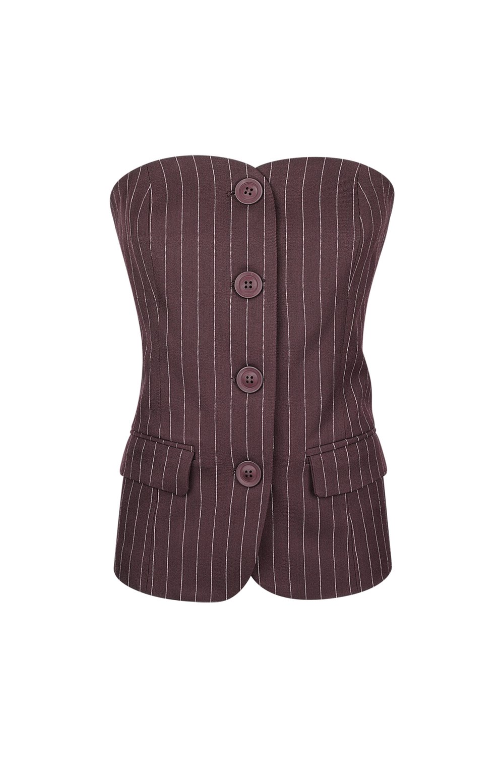 Pinstripe Corset Top 