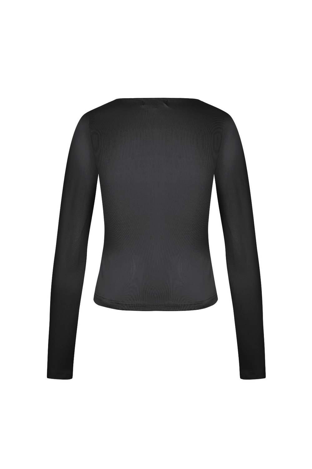 Langarmshirt mit tiefem Ausschnitt und Alltagspassform h5Bild5
