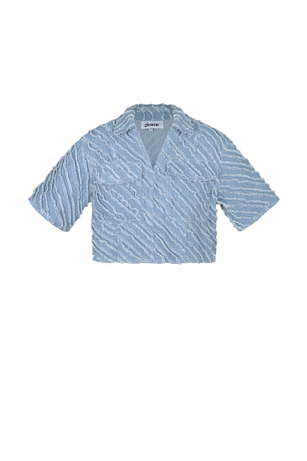 Cool cropped denim top 