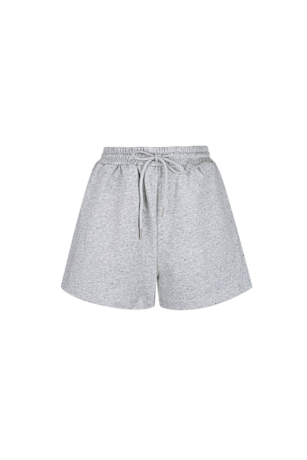 Jogging fabric shorts with studs 