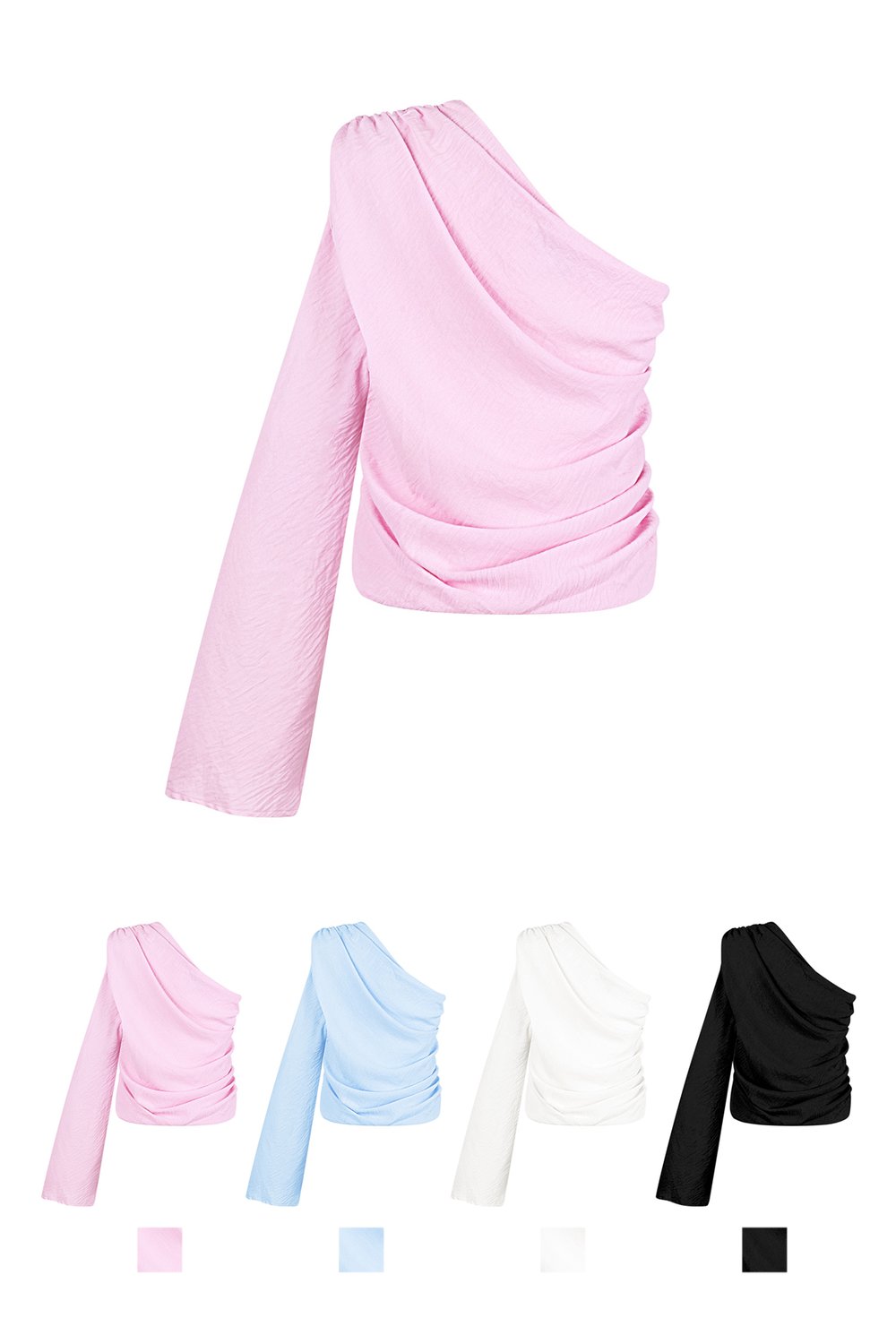 One shoulder blouse Picture6