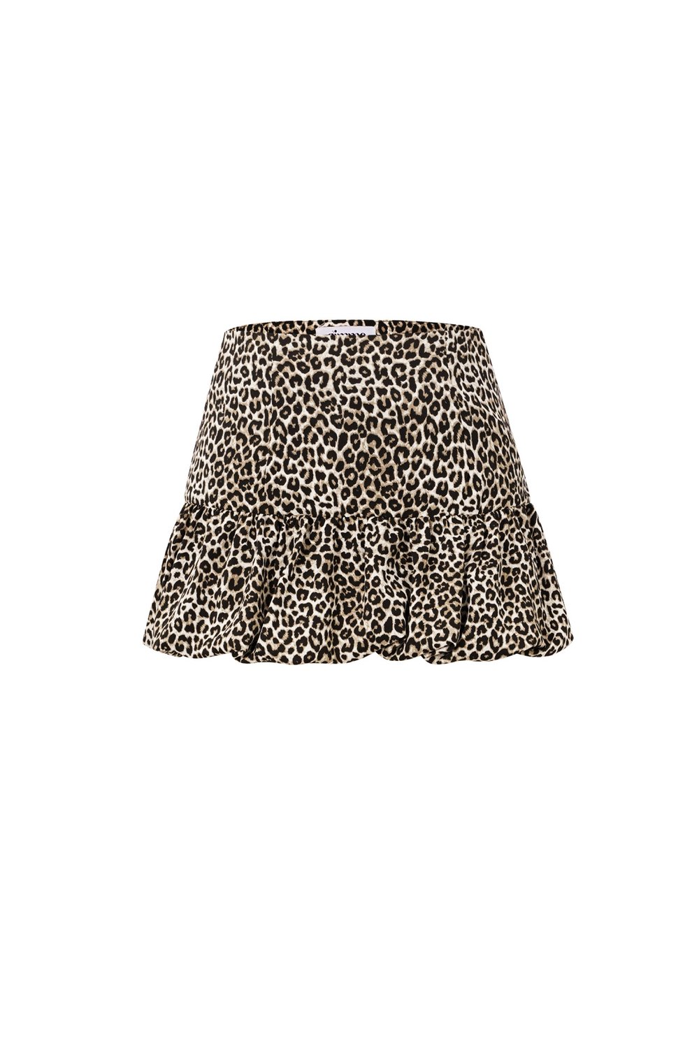 Leopard print skirt