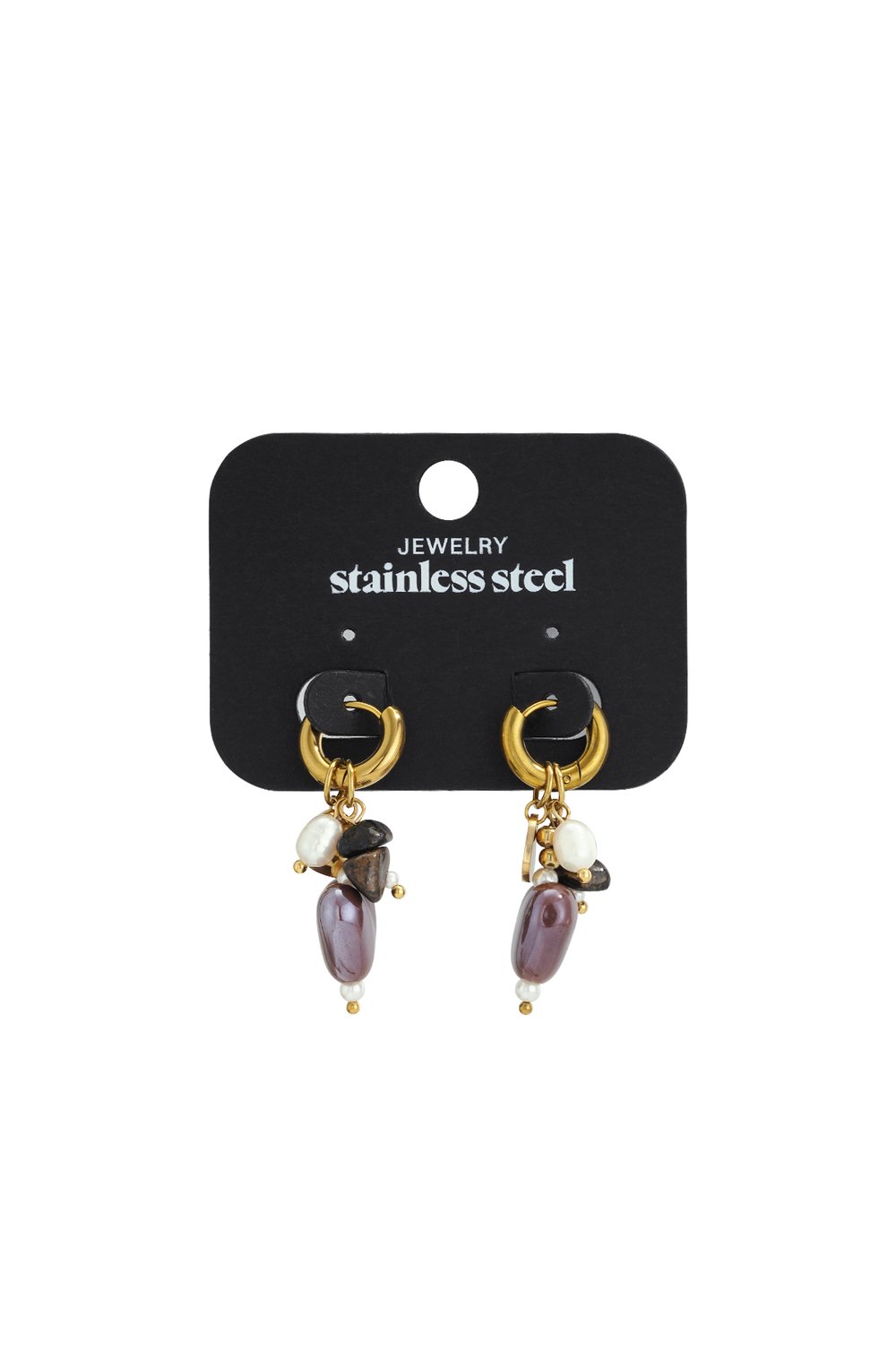 Stainless Steel Drop Earrings Heart Casual Daily Simple Series Women's jewelry h5Picture3