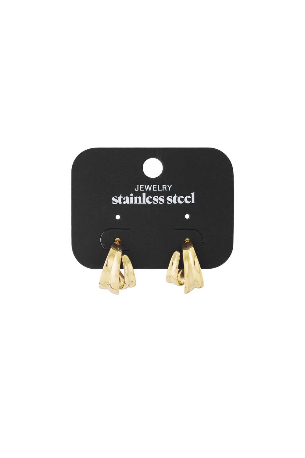 Polished loop earrings Picture4
